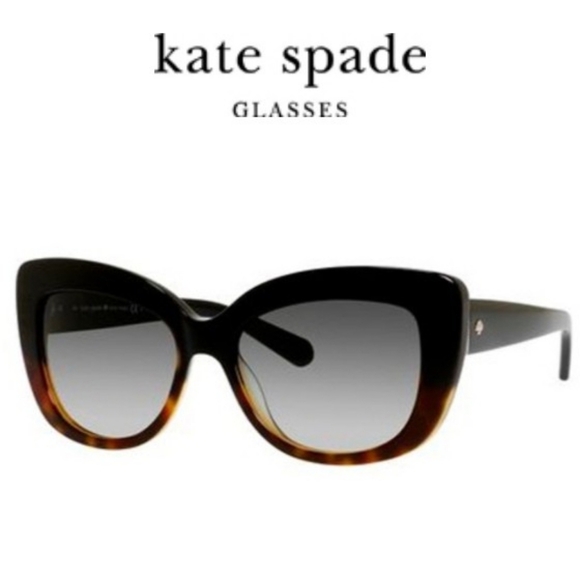 Kate Spade URSULA/S Brown and Black Cateye  Sunglasses - Picture 1 of 10